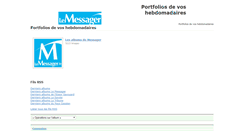 Desktop Screenshot of portfolio.lemessager.fr