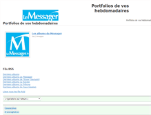 Tablet Screenshot of portfolio.lemessager.fr
